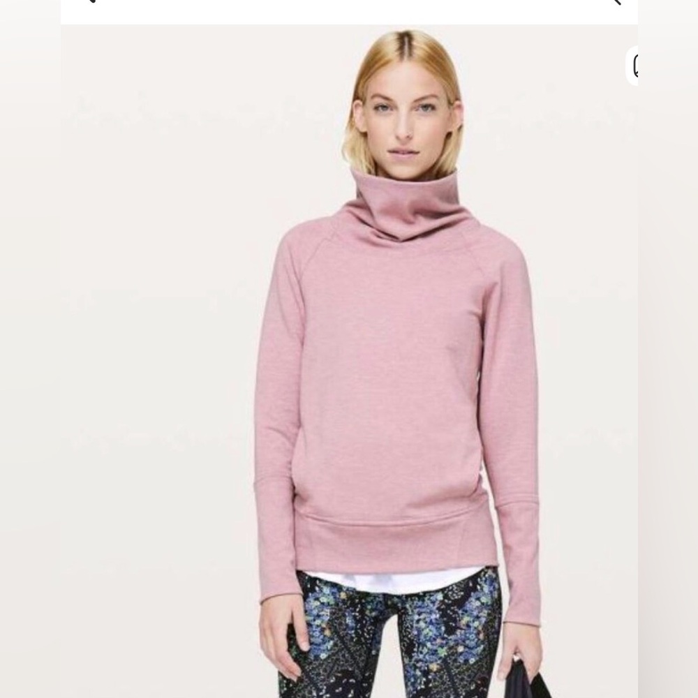 Lululemon High Lines Pullover in the heathered vintage